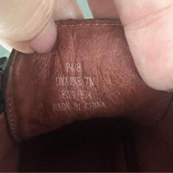 COACH Dyanne Leather Ankle Booties Womens 7 Brown Cushioned Outdoor Sporty Comfy - Picture 3 of 9